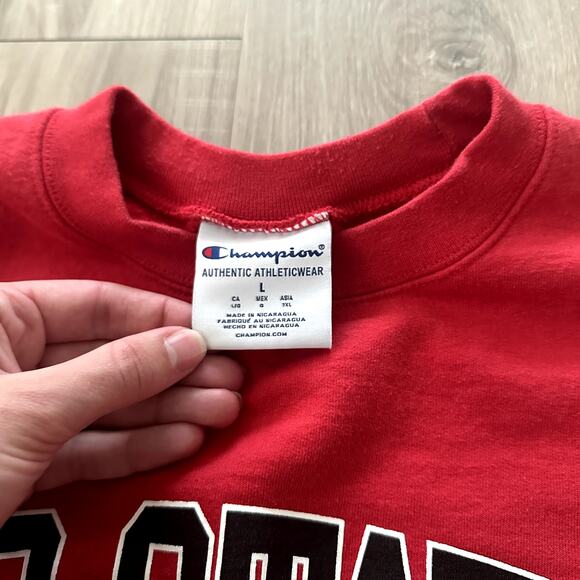 NC State Champion Crewneck Sweatshirt Size Large - Picture 2 of 6